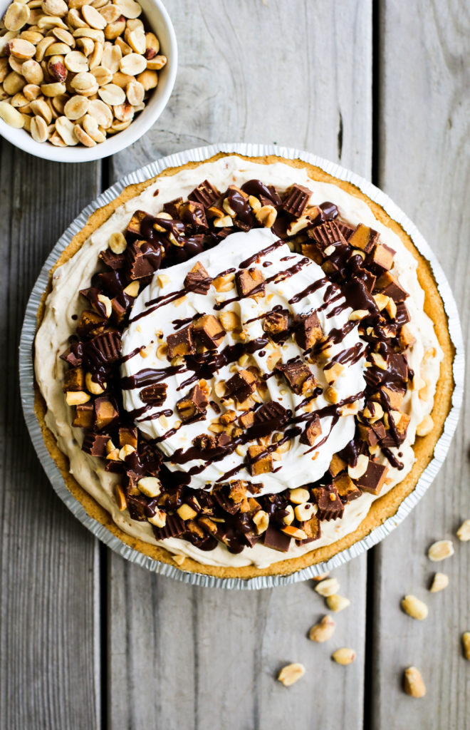 No Bake Peanut Butter Pie - Peanut Butter Lovers