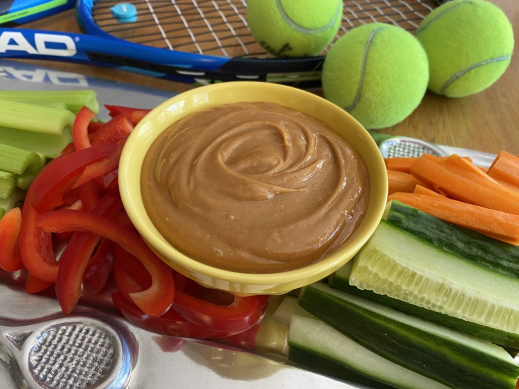 Thai Peanut Veggie DIp - Peanut Butter Lovers