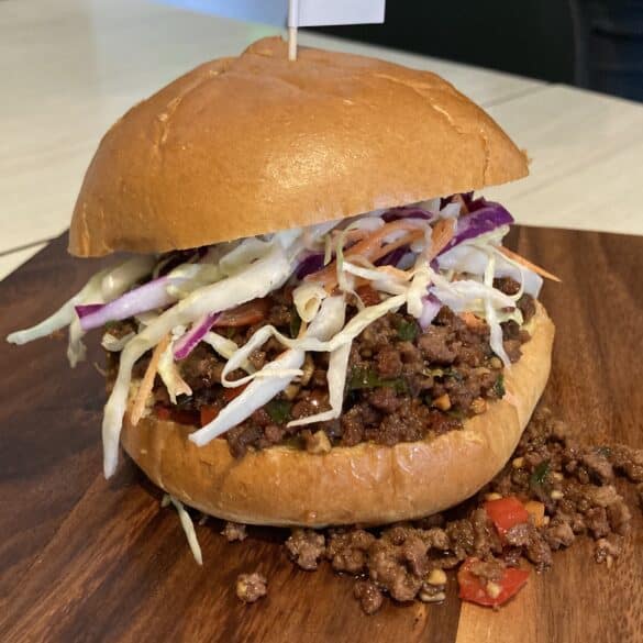 Kung Pao Sloppy Joes