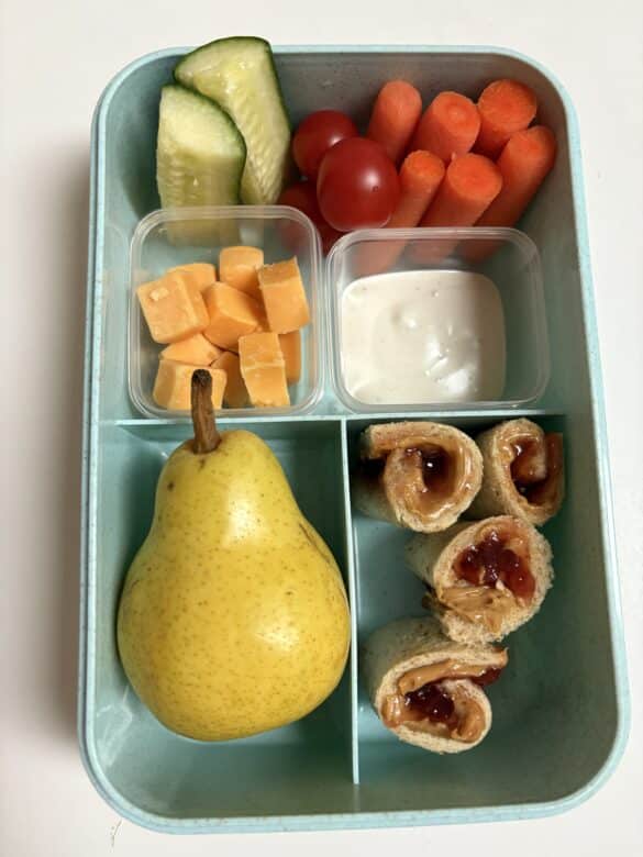 PB&J Sushi bento box