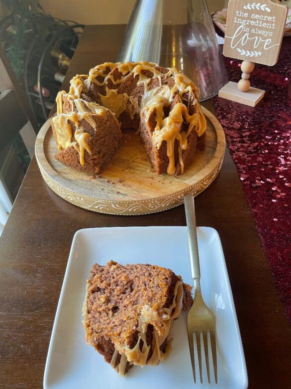 Chocolate Peanut Butter Bundt Cake