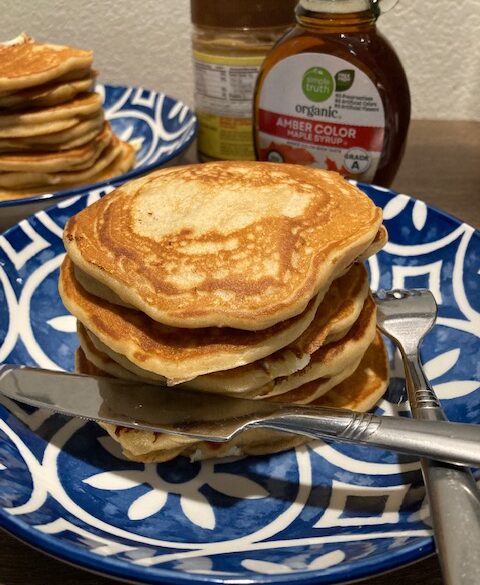 Honey-Bunny Peanut-Buddy Pancakes