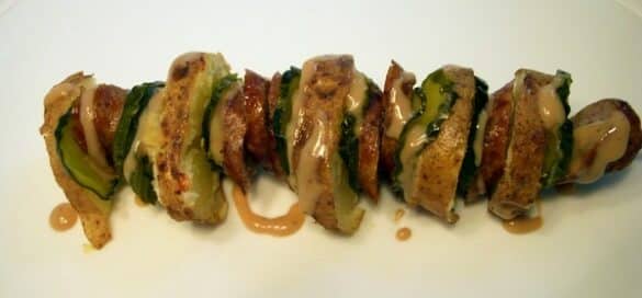 Peanut Butter German Potato-Salad Appetizer Skewers